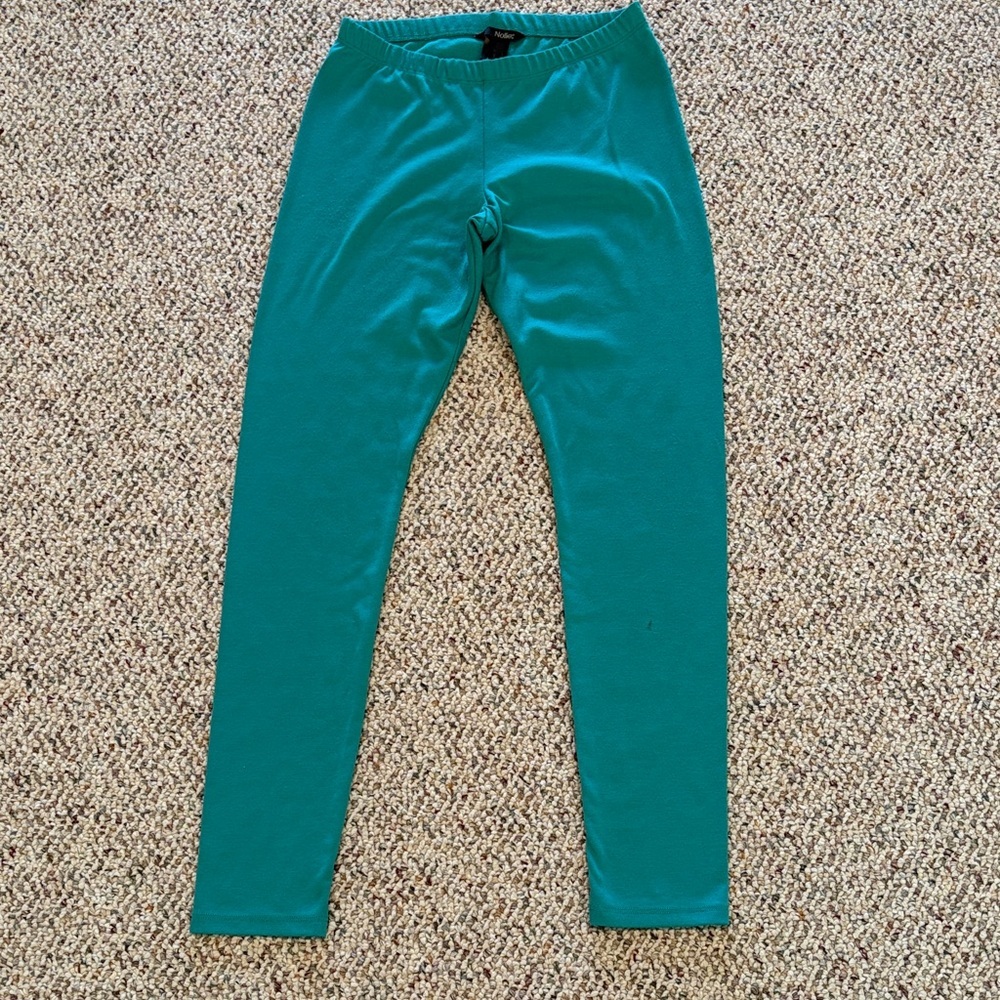 Nollie Teal Stretch Leggings. Small
